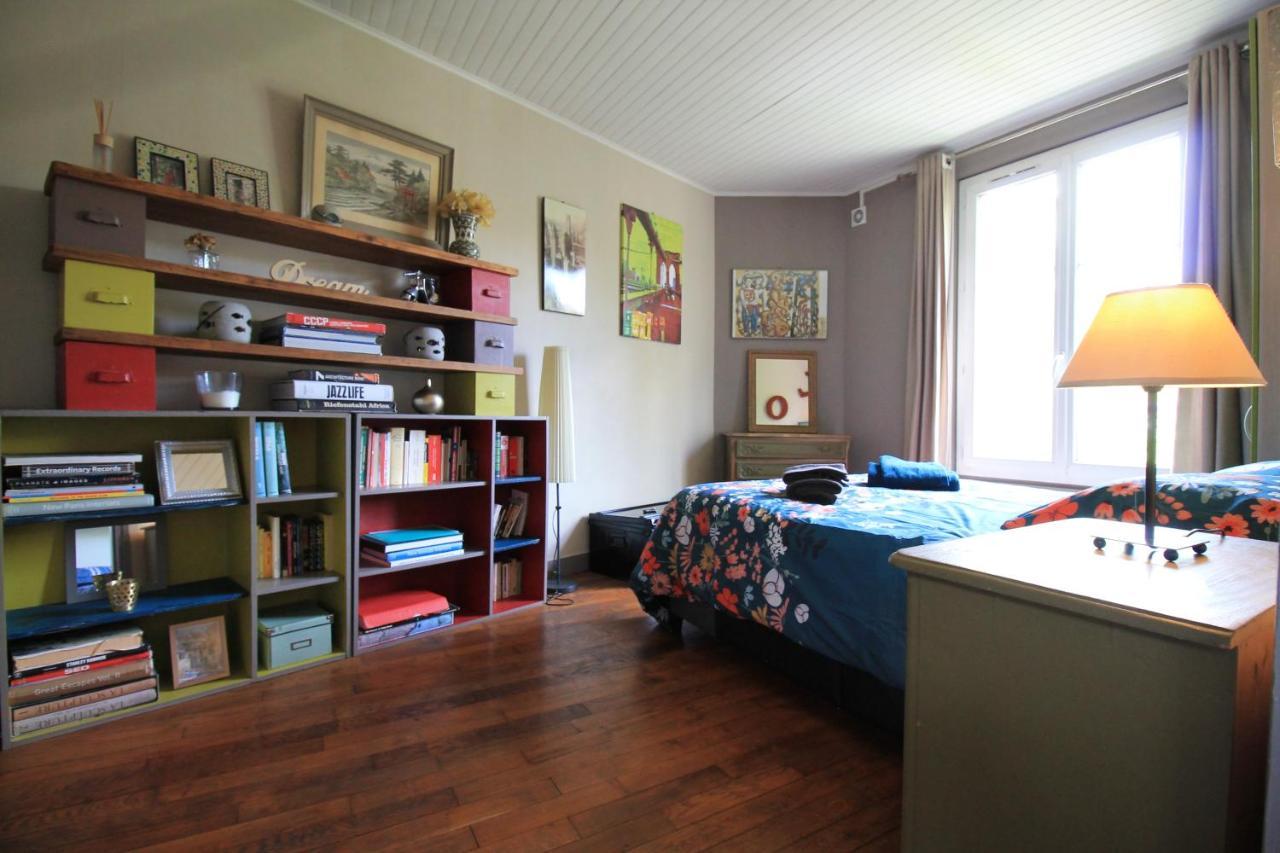 Disponible - Appartement Entier - Ligne H 15Mn Paris-Gare Du Nord, Parking Rue Gratuit, 4 Pers, Station De Train En Face Toutes Les 15Mn, Hippodrome, Cdfas, Universite, Borne Electrique, 1Er Etage Обонн Экстерьер фото